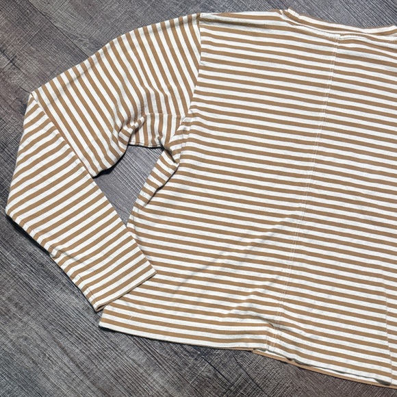 AYR Beige and White Striped Long Sleeve Top - Picture 9 of 11